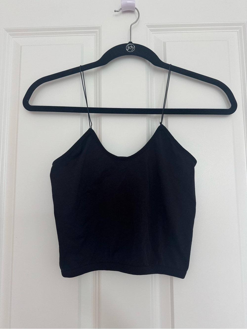 Free People Black Intimately FP Crop Camisole M/L - Picture 2 of 4